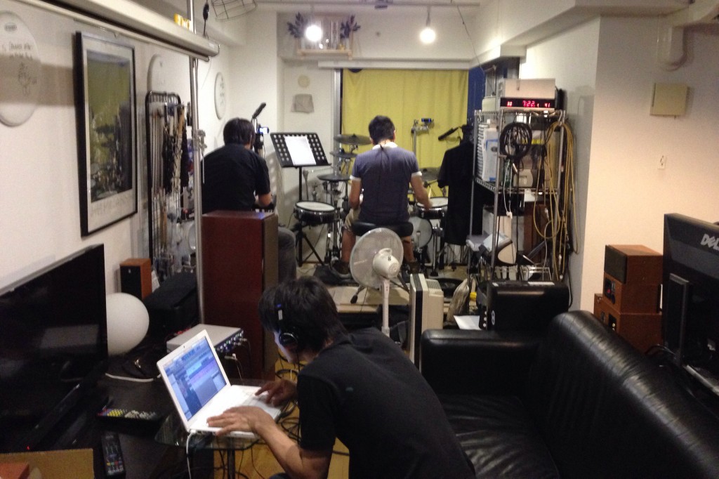 齋藤たかし V-Drums 自宅レコーディング 2 収録全景